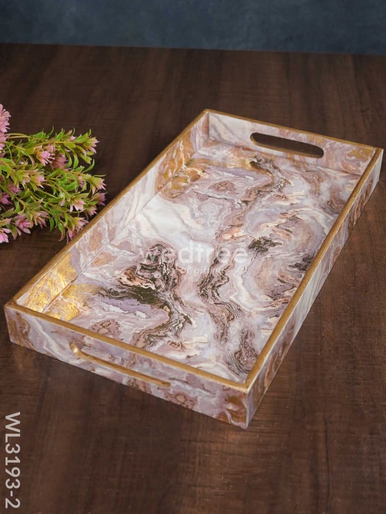 Pastel Pink Serving Tray WL3193 - Main Image