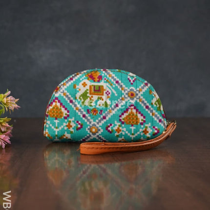 Patola Printed Fabric Clutch - Wbg0860 Clutches & Purses