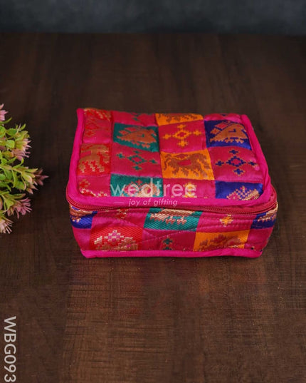 Patola Printed Jewel Pouch - Small Wbg0936 Jewellery Holders