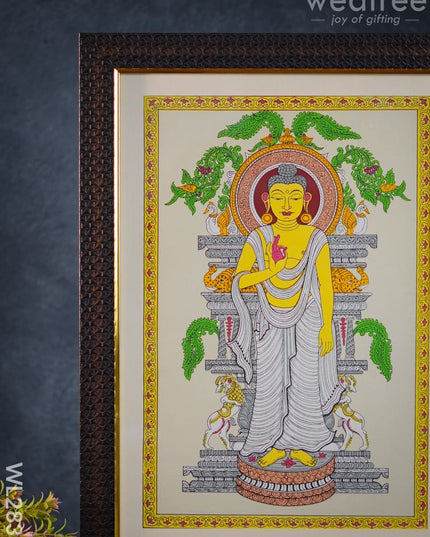 Pattachitra Painting Buddha - 18 X 12 Wl2837 Paintings