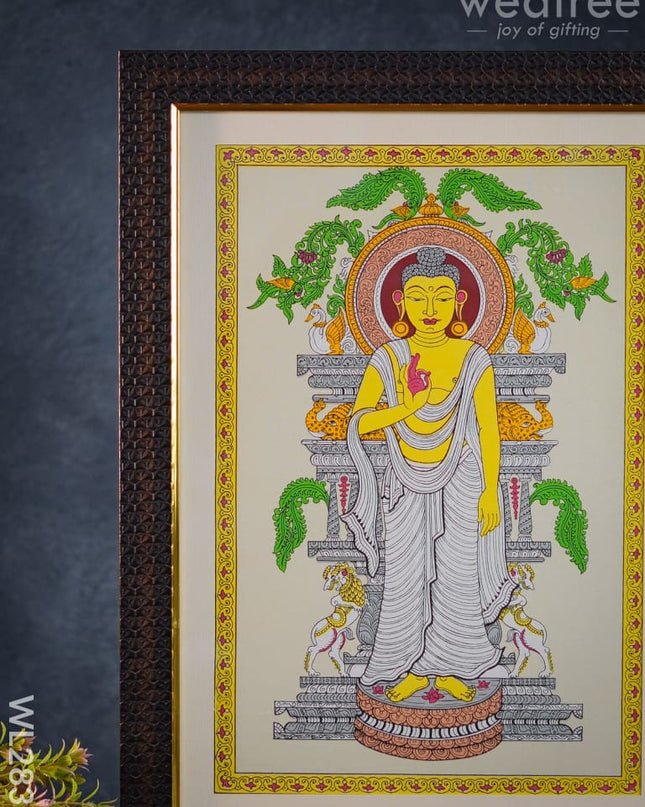 Pattachitra Painting Buddha - 18 X 12 Wl2837 Paintings