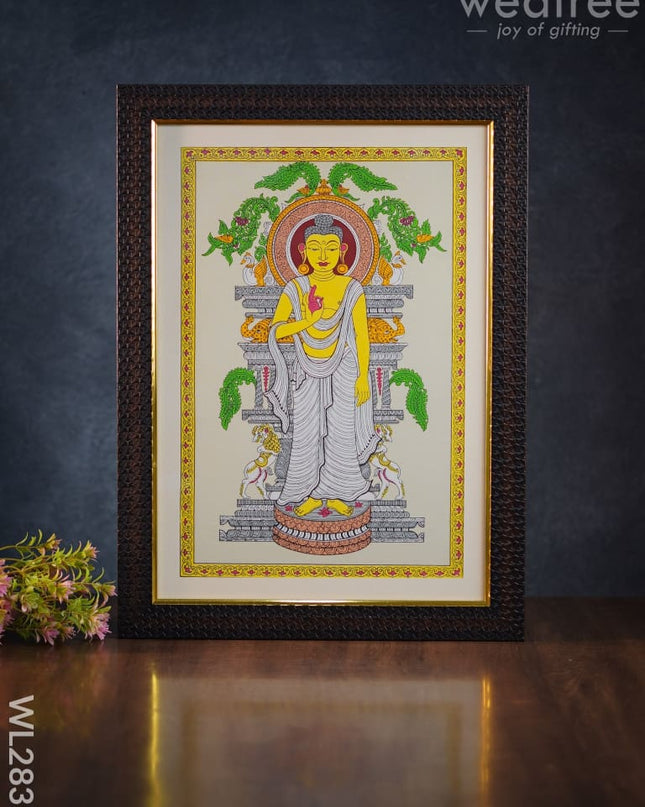 Pattachitra Painting Buddha - 18 X 12 Wl2837 Paintings