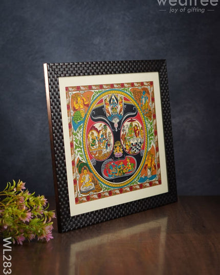 Pattachitra Painting Dasavathar - 12 X 11 Wl2834 Paintings
