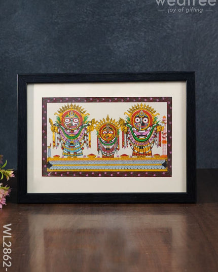 Pattachitra Painting Lord Jagannath Darbar - 10 X 7 Wl2862 Paintings