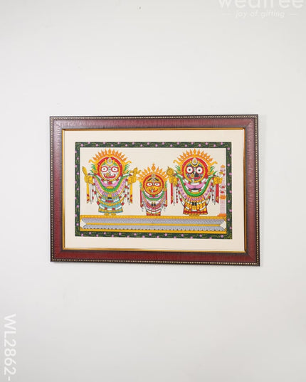 Pattachitra Painting Lord Jagannath Darbar - Wl2862 18 X 12 Inch Paintings