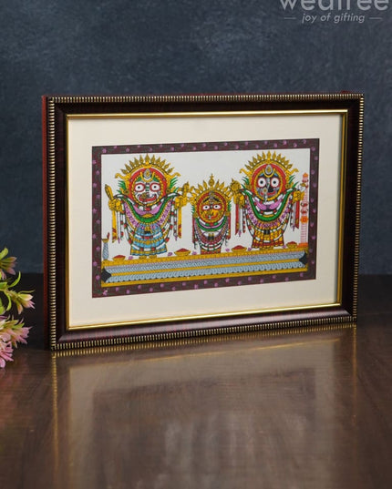 Pattachitra Painting Lord Jagannath Darbar - 10 X 7 Wl2862 Paintings