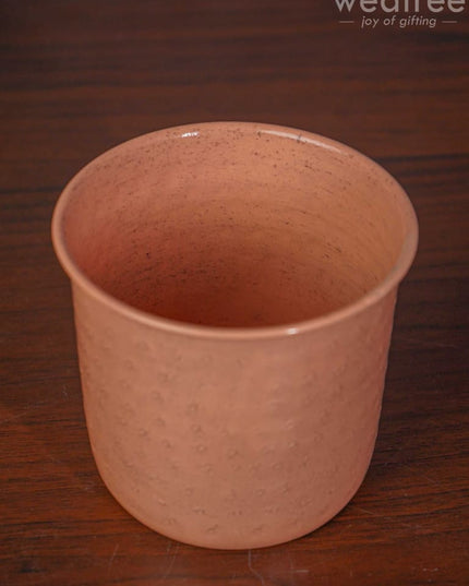 Peach Planter Pot & Stand - Wl3231 Planters