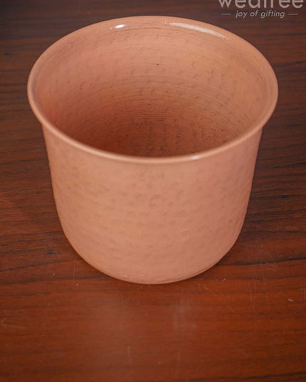 Peach Planter Pot & Stand - Wl3231 Planters