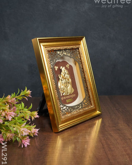 Photo Frame Gold Plated - Radha Krishna Wl2917 Wall Hanging Frames