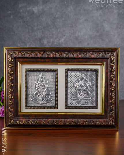 Photoframe Silver Plated - Lakshmi Ganesha Wl3276-2 German Photo Frame