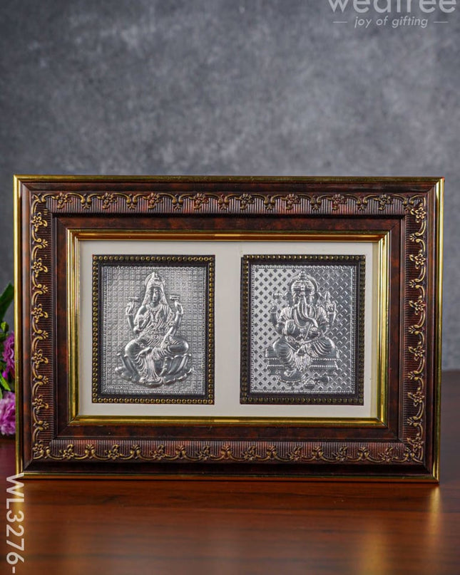 Photoframe Silver Plated - Lakshmi Ganesha Wl3276-2 German Photo Frame