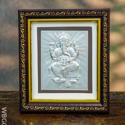 Photoframe Silver Plated - Medium Ganesha Wbg0055-2 German Photo Frame