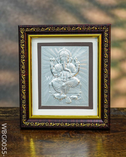 Photoframe Silver Plated - Medium Ganesha Wbg0055-2 German Photo Frame