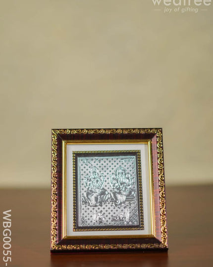 Photoframe Silver Plated - Medium Lakshmi Ganesha Wbg0055-5 German Photo Frame
