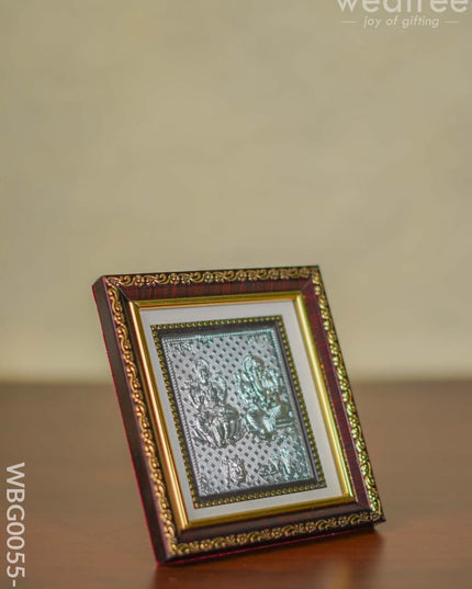 Photoframe Silver Plated - Medium Lakshmi Ganesha Wbg0055-5 German Photo Frame