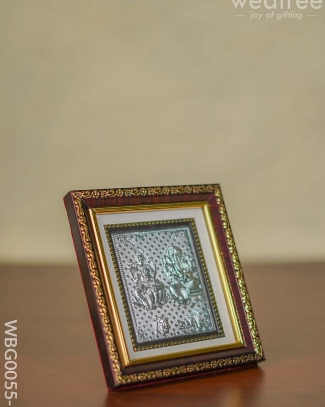 Photoframe Silver Plated - Medium Lakshmi Ganesha Wbg0055-5 German Photo Frame