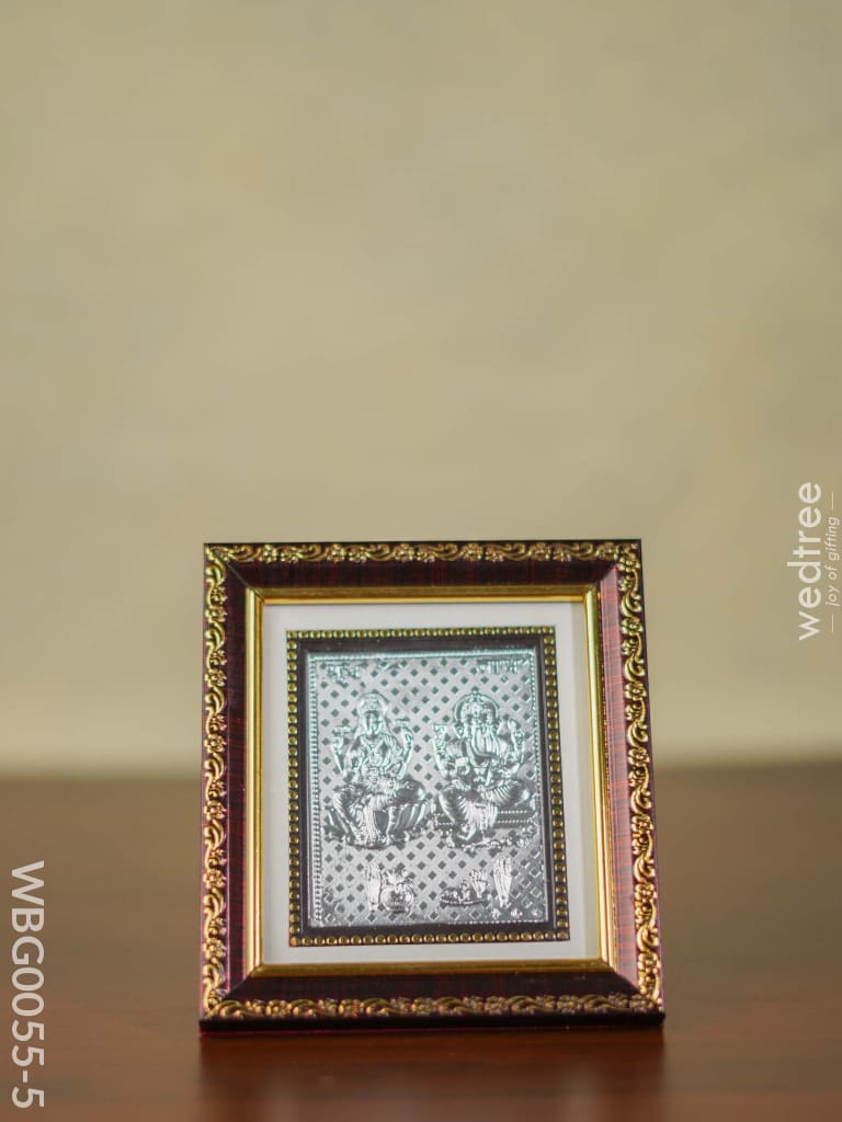 Photoframe Silver Plated - Medium Lakshmi Ganesha Wbg0055-5 German Photo Frame