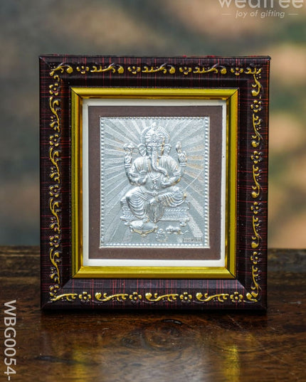 Photoframe Silver Plated - Small Ganesha Wbg0054-1 German Photo Frame