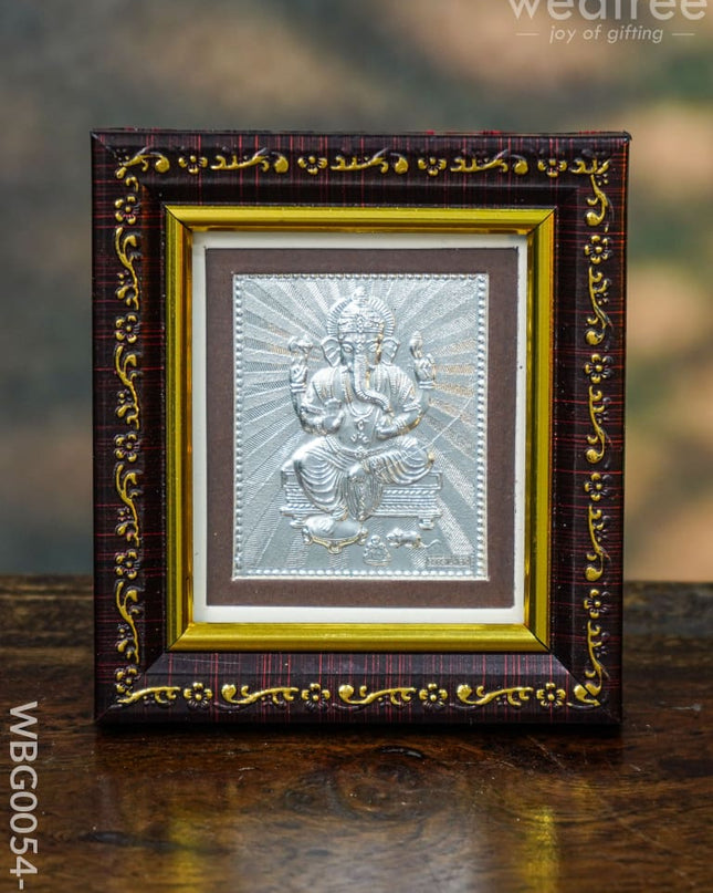 Photoframe Silver Plated - Small Ganesha Wbg0054-1 German Photo Frame