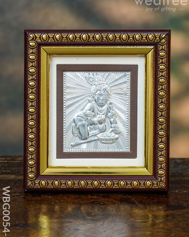 Photoframe Silver Plated - Small Krishna Wbg0054-2 German Photo Frame