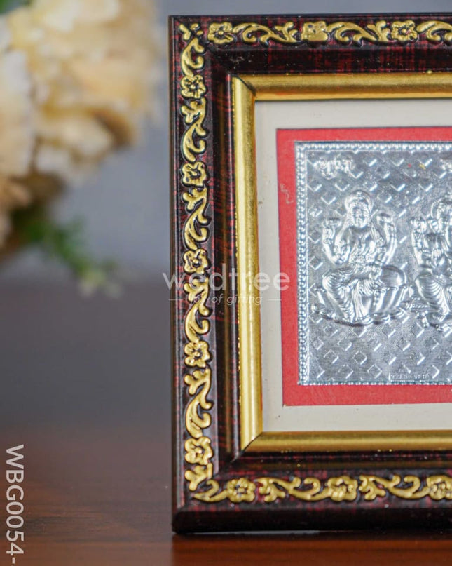 Photoframe Silver Plated - Small Lakshmi Ganesh Wbg0054-6 German Photo Frame