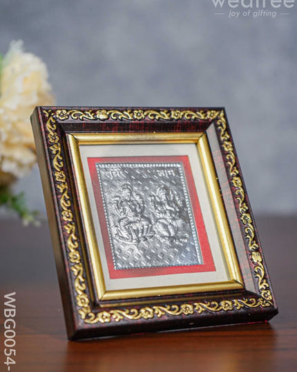 Photoframe Silver Plated - Small Lakshmi Ganesh Wbg0054-6 German Photo Frame