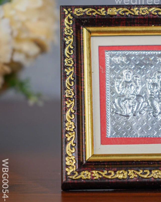 Photoframe Silver Plated - Small Lakshmi Ganesh Wbg0054-6 German Photo Frame