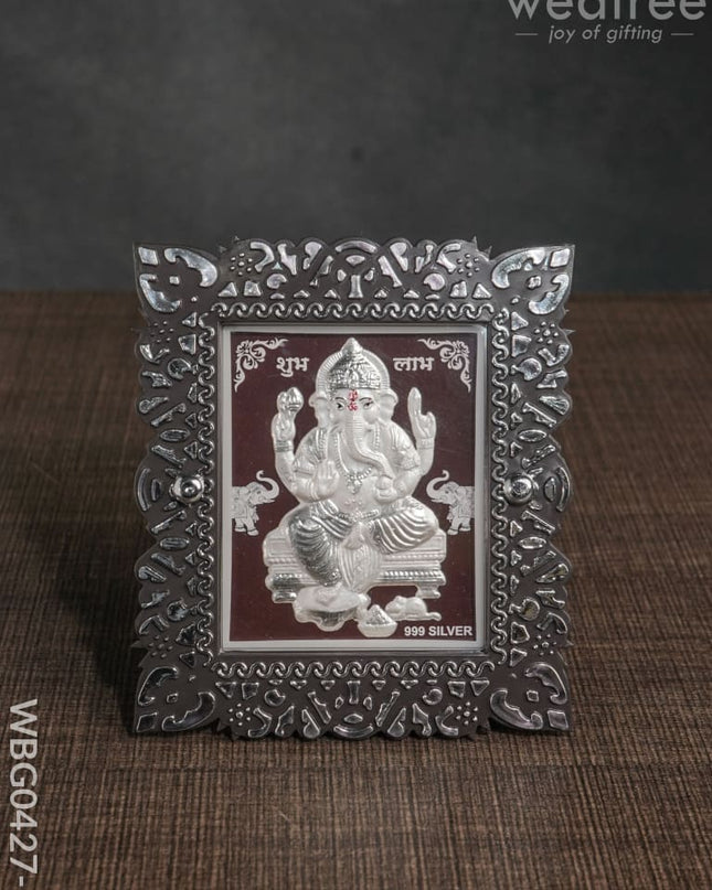 Photoframe Silver Plated - Small Wbg0427 Ganesha Wbg0427-1 German Photo Frame