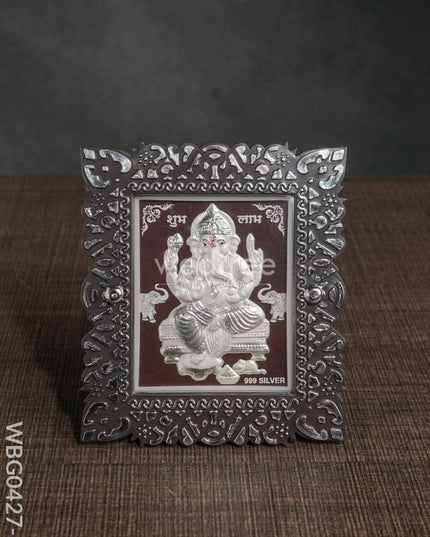 Photoframe Silver Plated - Small Wbg0427 Ganesha Wbg0427-1 German Photo Frame