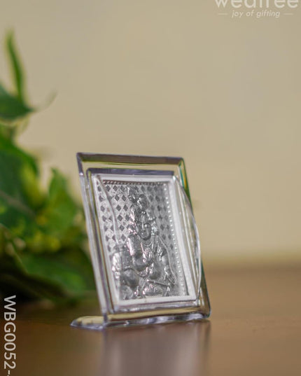 Photoframe With Stand Silver Plated - Small Krishna Wbg0052-4 German Photo Frame