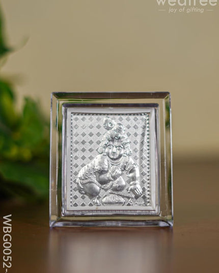 Photoframe With Stand Silver Plated - Small Krishna Wbg0052-4 German Photo Frame