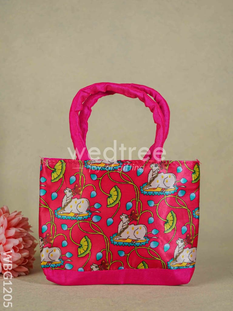 Pichwai Desiged Hand Bag - Wbg1205 Bags