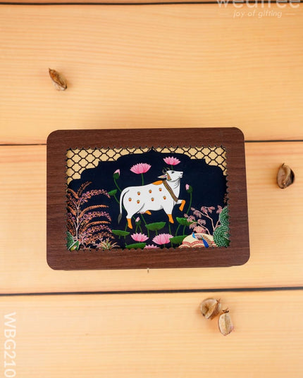 Pichwai Dry Fruit Box - 7x5 inch - WBG2106 - Dry Fruit Box RG