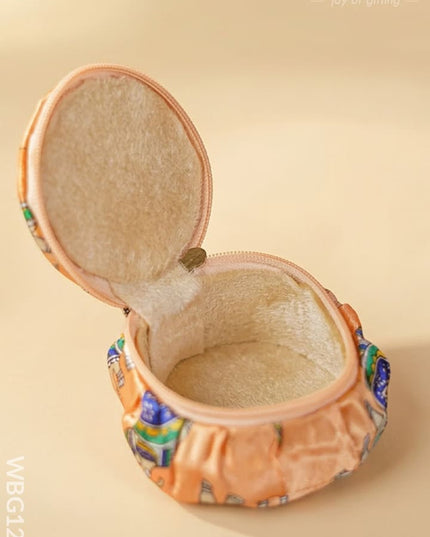 Pichwai Elephant Design Bangle Box - Small - WBG1214 - Jewellery Holders RG