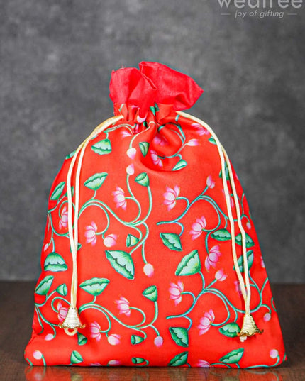 Pichwai Print String Bag - Wbg1033 Bags