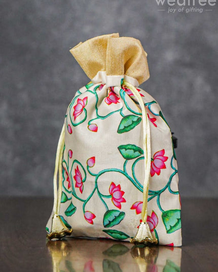 Pichwai Print String Bag - Wbg1033 Bags