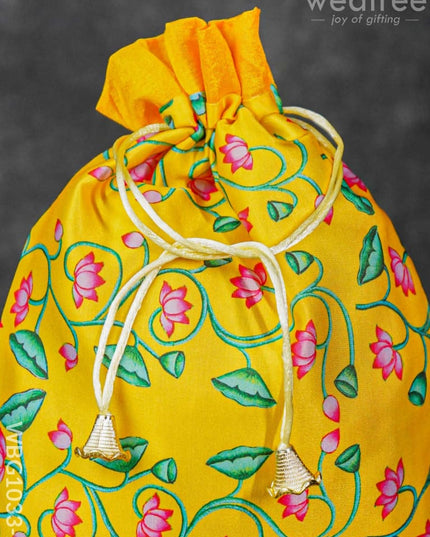 Pichwai Print String Bag - Wbg1033 Bags
