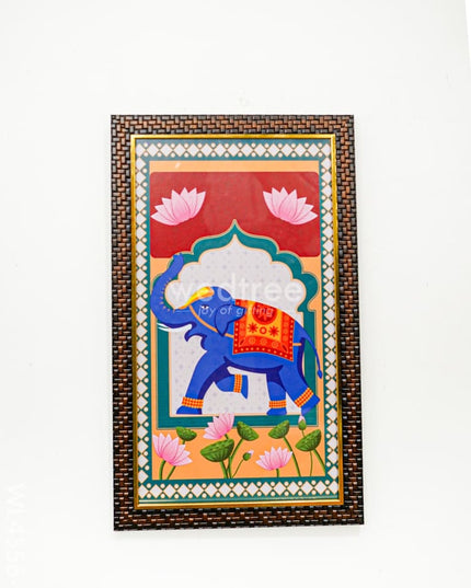 Pichwai Printed Elephant Frame - Wl4556 Frames
