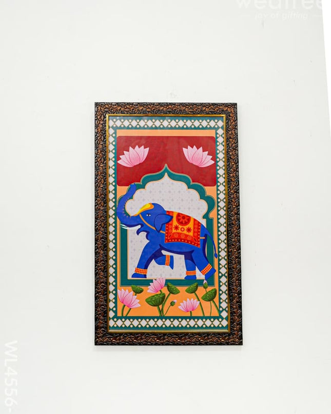 Pichwai Printed Elephant Frame - Wl4556 Frames