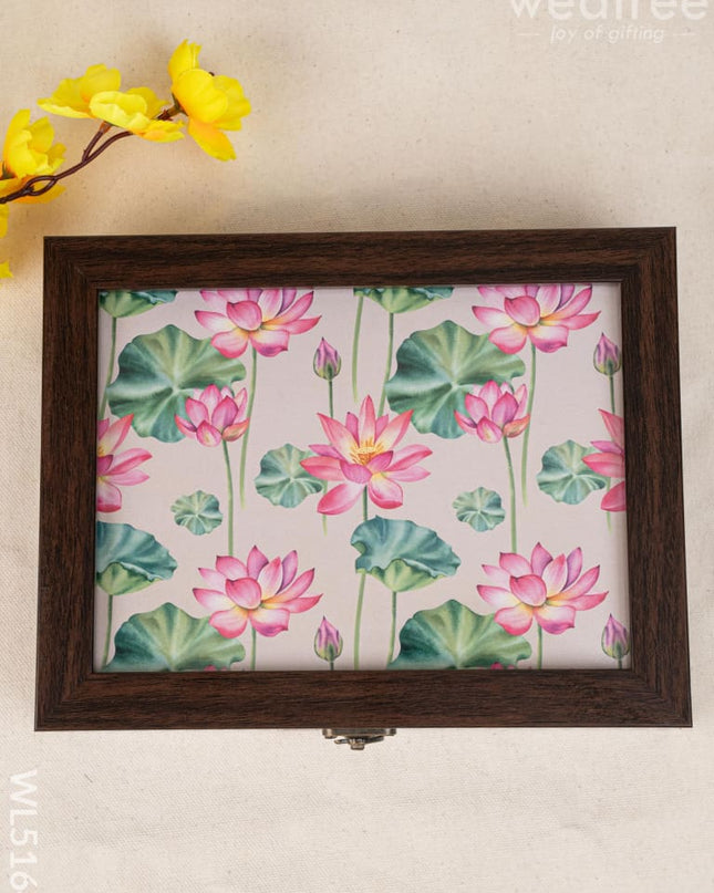 Pichwai Printed Jewel Box - 9x7 inch - WL5164 - Organizers