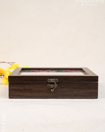 Pichwai Printed Jewel Box - 9x7 inch - WL5164 - Organizers