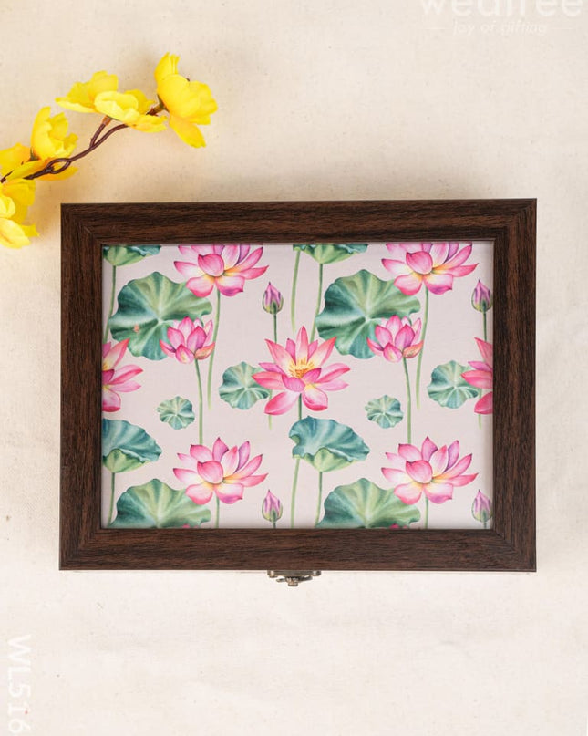 Pichwai Printed Jewel Box - 9x7 inch - WL5164 - Organizers