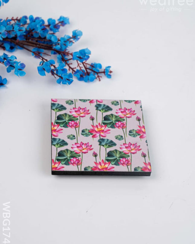 Pichwai Printed Manai - 4x4 inch - WBG1747 - Manai RG