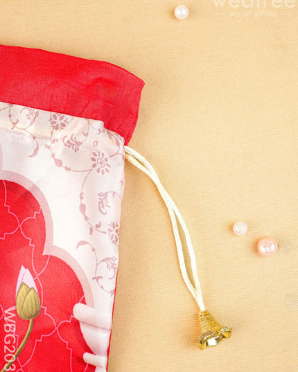 Pichwai String Bag - 11x9 inch - WBG2035 - String Bags
