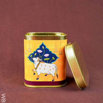 Pichwai Tin Box - WBG1211 - Tin Jars & Boxes RG