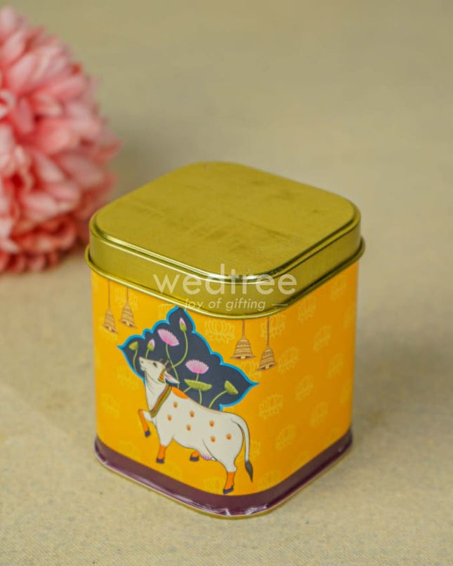 Pichwai Tin Box - Wbg1211 Dining Essentials