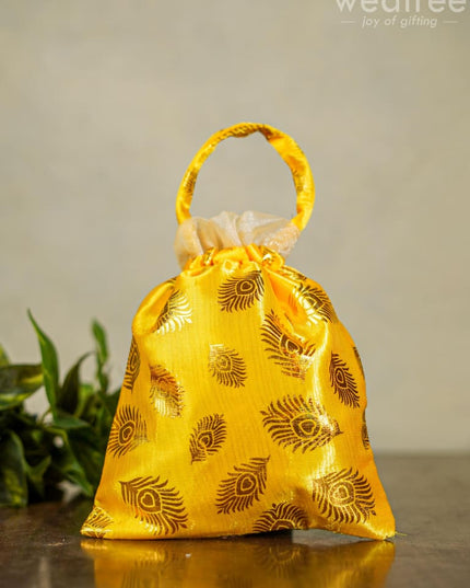 Polka Dots String Bag - Wbg0050 Potli Bags