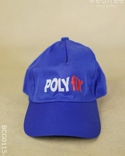 Poly Fix Printed Cap - Bcg0115-9 Branding