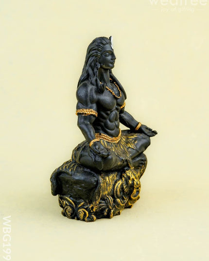 Polyresin Adiyogi Idol - 4 inch - WBG1999 - Polyresin Figurine - RG