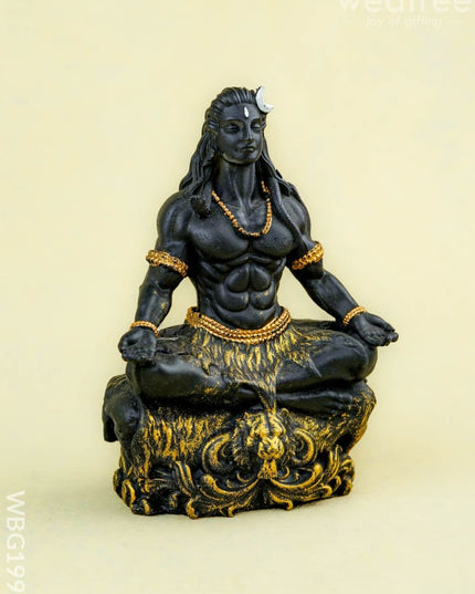 Polyresin Adiyogi Idol - 4 inch - WBG1999 - Polyresin Figurine - RG